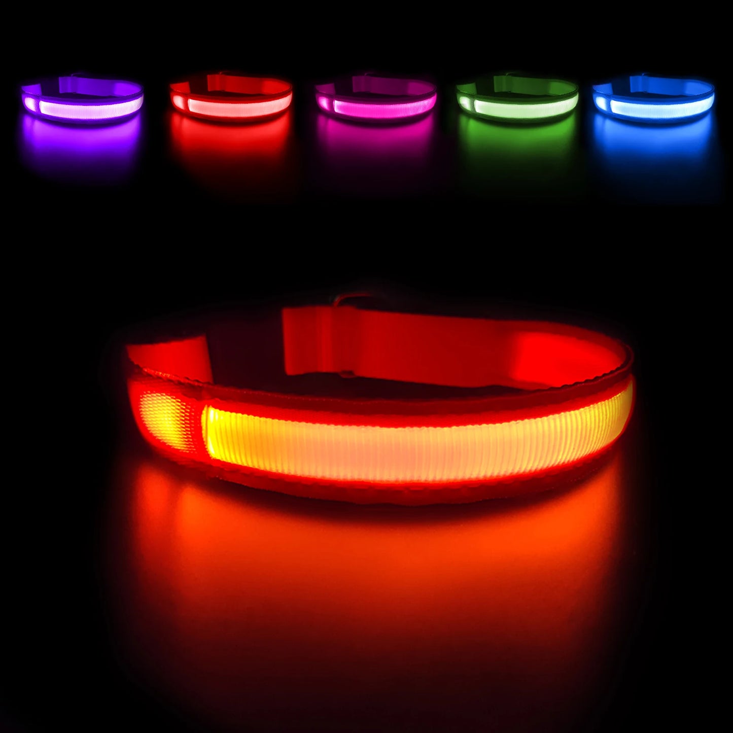 MASBRILL LED Glow Necklace for Pets